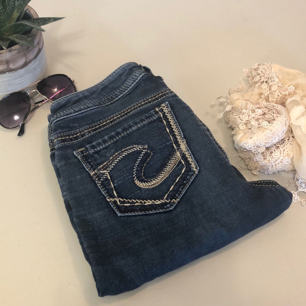 Silver Suki sz28 Mid Pencil Skinny Joga